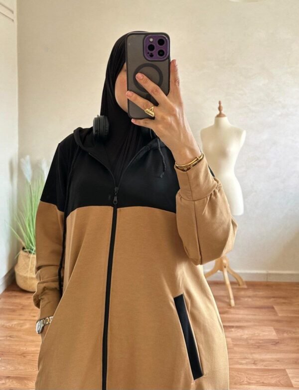 ⁦سورڤيط طويلة دوبياس بالسروال. توب مونطوني لكرى. موديل تركي .⁩ - الصورة ⁦9⁩
