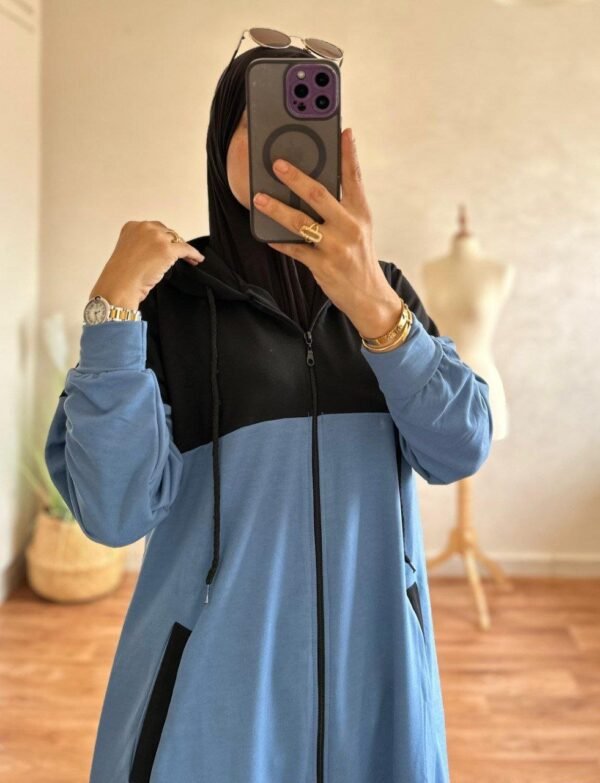 ⁦سورڤيط طويلة دوبياس بالسروال. توب مونطوني لكرى. موديل تركي .⁩ - الصورة ⁦6⁩