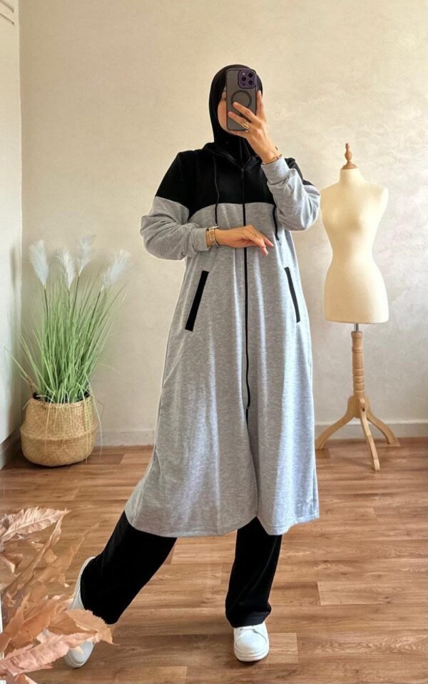 ⁦سورڤيط طويلة دوبياس بالسروال. توب مونطوني لكرى. موديل تركي .⁩ - الصورة ⁦14⁩