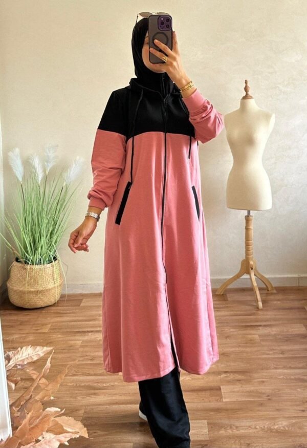 ⁦سورڤيط طويلة دوبياس بالسروال. توب مونطوني لكرى. موديل تركي .⁩ - الصورة ⁦10⁩