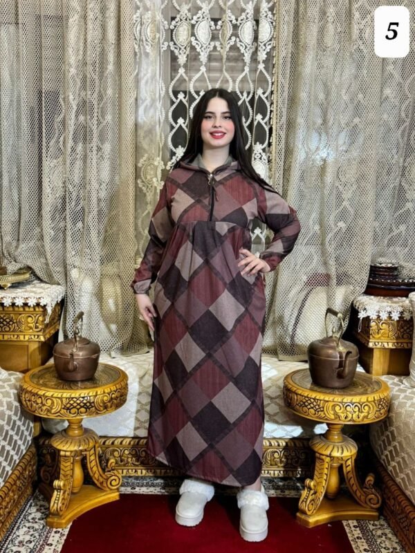 ⁦جلابة توب التويد كاشمير بالسنسلة وجياب⁩ - الصورة ⁦13⁩