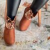 ⁦حذاء نسائي دافئ و مريح⁩ - الصورة ⁦5⁩