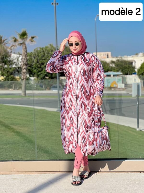 ⁦بوركيني للمحجبات توب باش+سيكليزم جودة عالية⁩ - الصورة ⁦5⁩