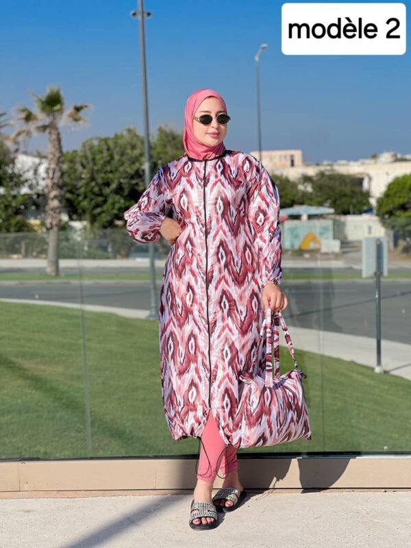 ⁦بوركيني للمحجبات توب باش+سيكليزم جودة عالية⁩ - الصورة ⁦6⁩