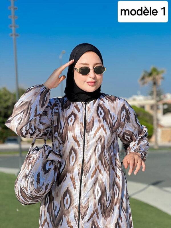 ⁦بوركيني للمحجبات توب باش+سيكليزم جودة عالية⁩ - الصورة ⁦4⁩